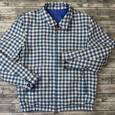 Двухсторонняя кожаная куртка KITON 13914