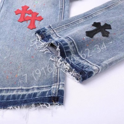 Джинсы Chrome Hearts 18288