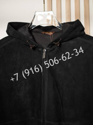 Замшевая куртка Loro Piana комбинированная 5419 3