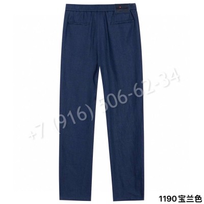 Брюки из льна Kiton 31880