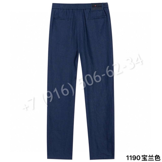 Брюки из льна Kiton 31880