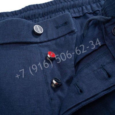 Брюки из льна Kiton 31880