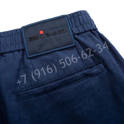 Брюки из льна Kiton 31880