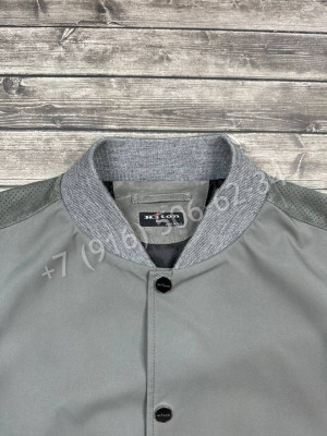 Ветровка KITON комбинированная замшей (перфорация) 15777