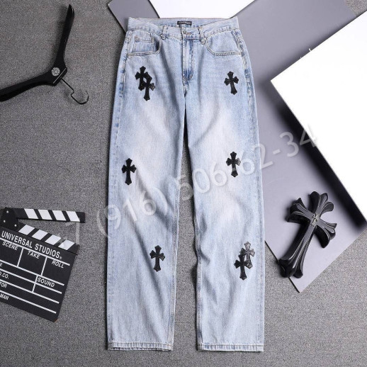 Джинсы Chrome Hearts 18289