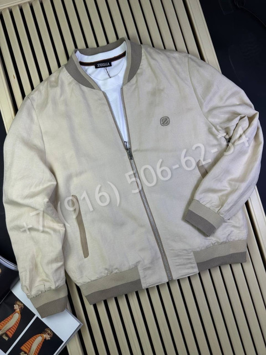 Ветровка из льна Zegna 29169