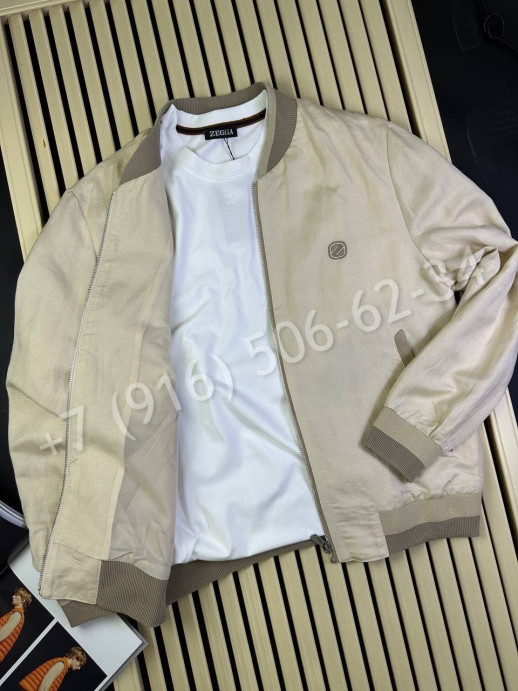 Ветровка из льна Zegna 29169