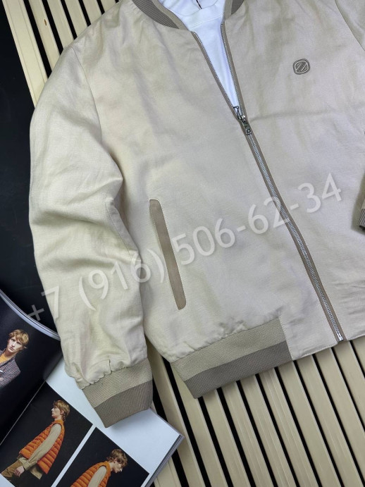 Ветровка из льна Zegna 29169