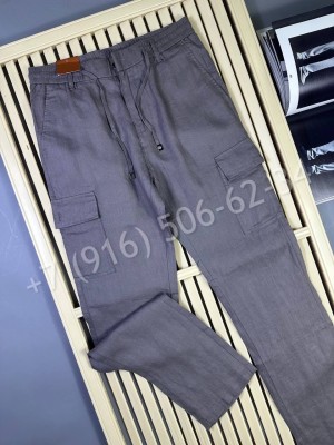 Брюки из льна Loro Piana 30170
