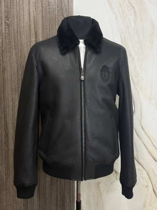 Кожаная куртка Billionaire/мех овчина 6390