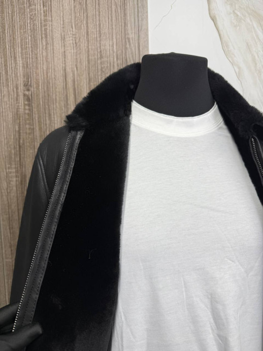 Кожаная куртка Billionaire/мех овчина 6390