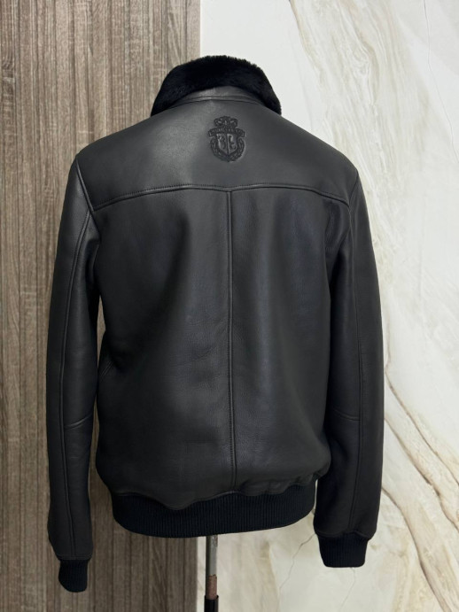 Кожаная куртка Billionaire/мех овчина 6390