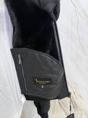 Кожаная куртка Billionaire/мех овчина 6390