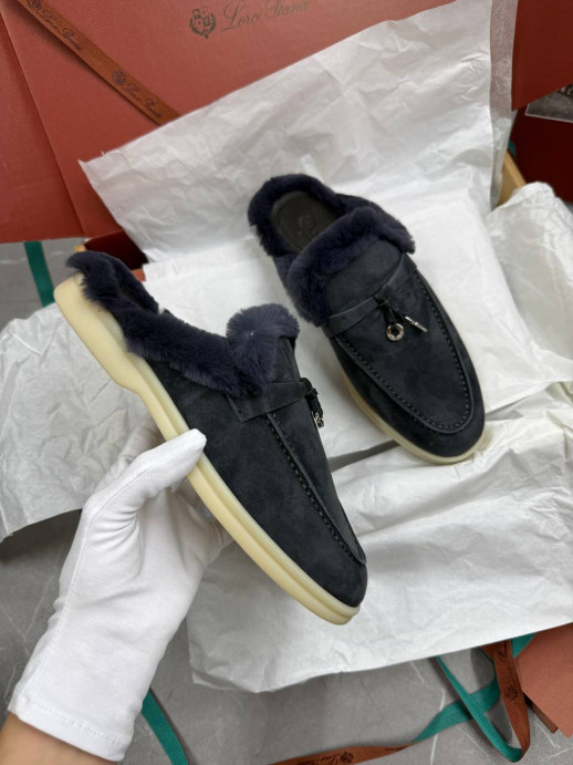 Мюли Loro Piana на меху 19151 2