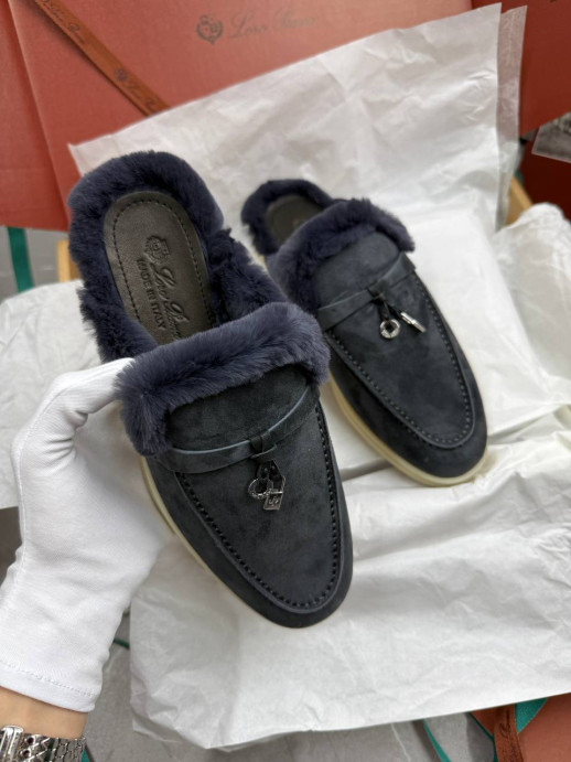 Мюли Loro Piana на меху 19151 2