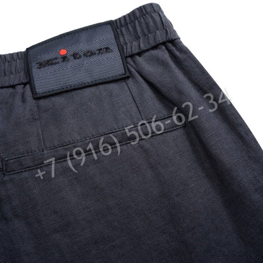 Брюки из льна Kiton 31881