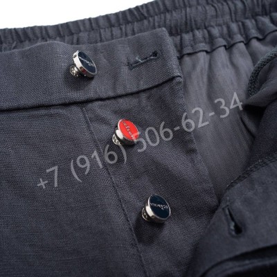 Брюки из льна Kiton 31881