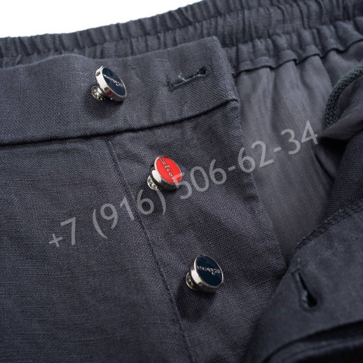 Брюки из льна Kiton 31881