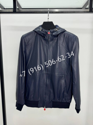 Кожаная куртка бомбер Kiton 34926 1