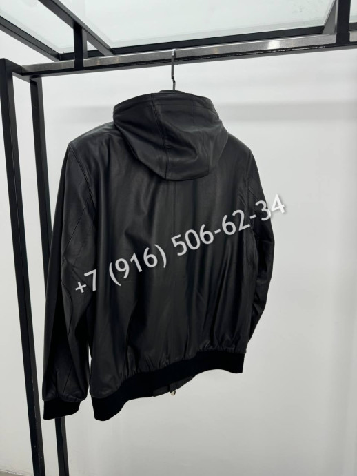 Кожаная куртка бомбер Kiton 34926 1