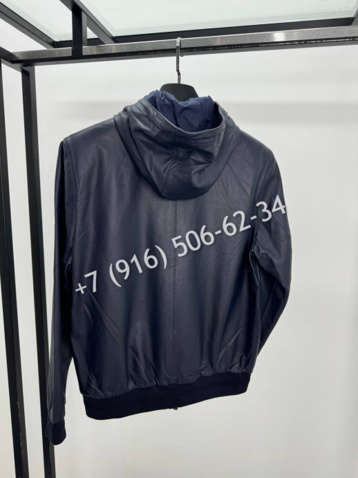 Кожаная куртка бомбер Kiton 34926 1