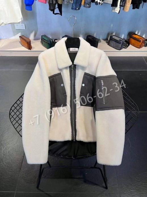 Куртка Hermes / шуба мутон 6317