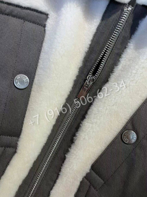 Куртка Hermes / шуба мутон 6317