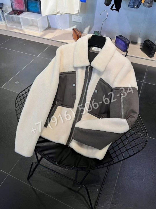 Куртка Hermes / шуба мутон 6317