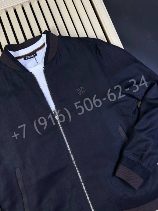 Ветровка из льна Zegna 29170