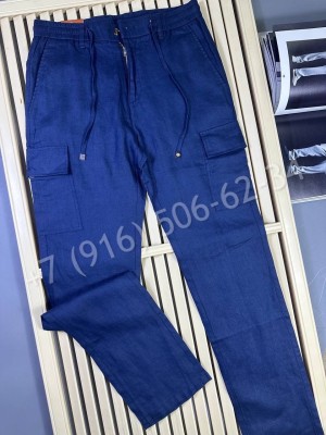Брюки из льна Loro Piana 30171