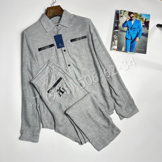 Костюм Angelo Galasso из льна 31680