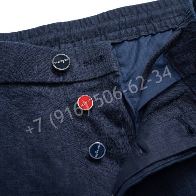 Брюки из льна Kiton 31882