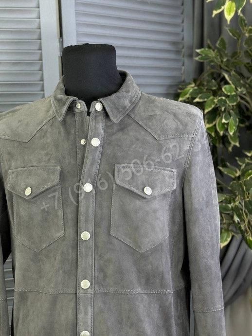 Замшевая куртка Brunello Cucinelli 13304