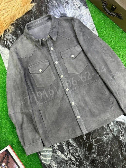 Замшевая куртка Brunello Cucinelli 13304