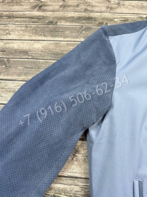 Ветровка KITON комбинированная замшей (перфорация) 15779