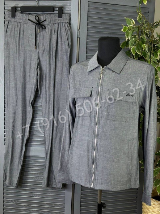 Костюм из льна Brioni 17691