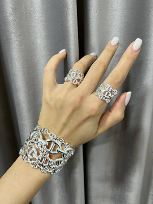Браслет HERMES  Серебро 19906