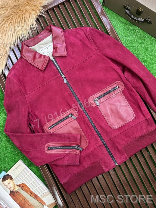 Замшевая куртка Brunello Cucinelli 9656