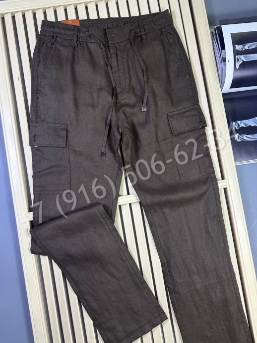 Брюки из льна Loro Piana 30172