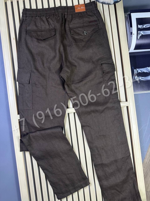 Брюки из льна Loro Piana 30172