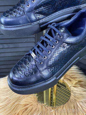 Кеды Stefano Ricci из кожи питона 10209