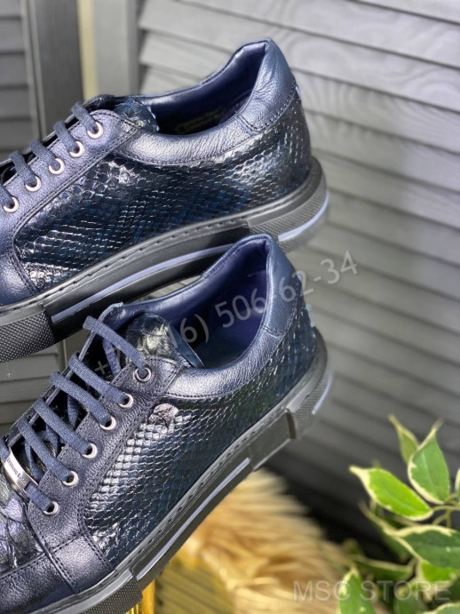 Кеды Stefano Ricci из кожи питона 10209