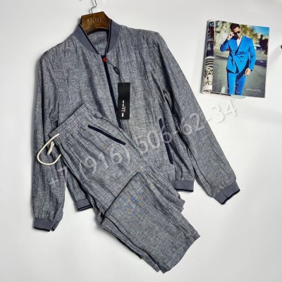 Прогулочный костюм из льна KITON 31681