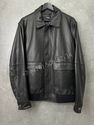 Кожаная куртка KITON 33977