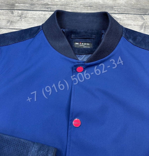 Ветровка KITON комбинированная замшей (перфорация) 15780