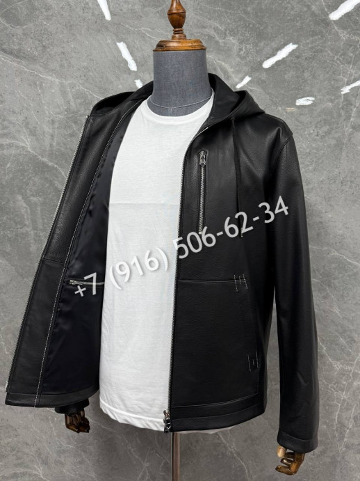 Кожаная куртка Hermes 5739 7