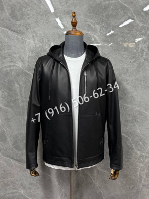Кожаная куртка Hermes 5739 7