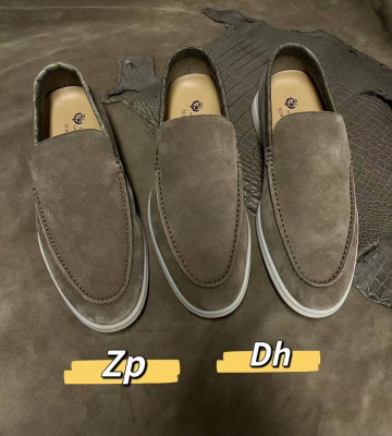 Лоферы Loro Piana с крокодилом 5991