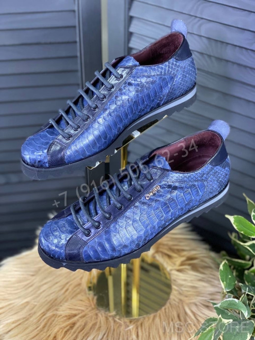 Кеды Stefano Ricci из кожи питона 10211