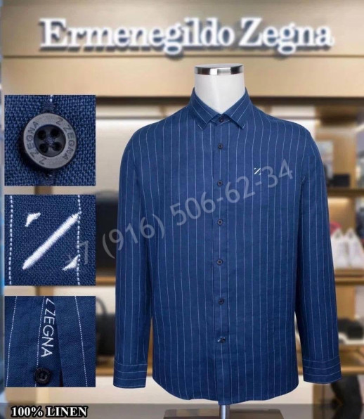 Рубашка Zegna / лен 12178